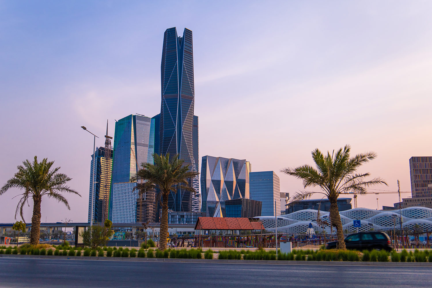 King Abdullah Financial District skyline in Riyadh